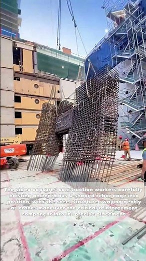 Steel Giant Rising: The Awe-Inspiring Installation of Massive Rebar Gates!