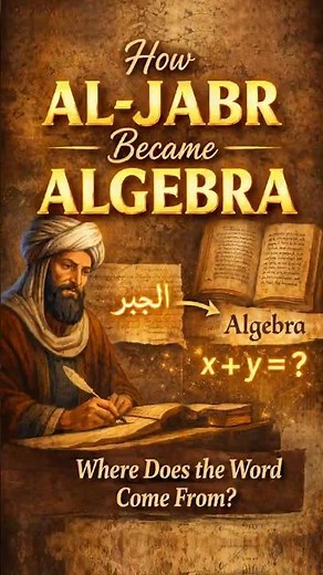 How Al-Jabr Became Algebra | The Surprising Origin of a Word ⭐
