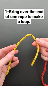 Easy way to connect 2 ropes together tightly(Zeppelin knot)