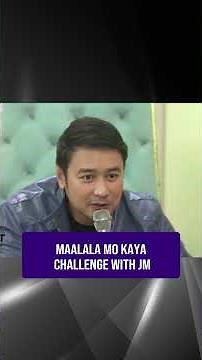 Maalaala Mo Kaya Challenge with JM De Guzman | Kapamilya Shorts
