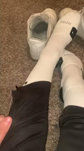 Nike elite socks on feet