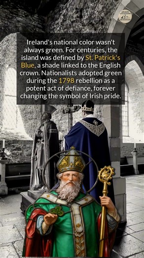 Rebellion turned Ireland from royal blue to revolutionary green. #history #didyouknow #irishhistory #historyfacts | Ancient Civilizations and Archaeology