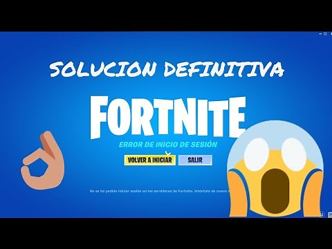Solucion definitiva inicio de sesion fortnite. Anda ver el video :)
