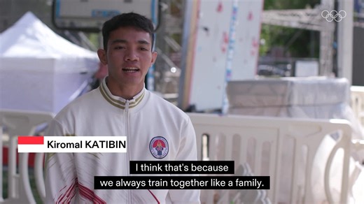 14K views · 341 reactions | Why is  Indonesia one of the leading nations in speed climbing?  輪 World record holder Kiromal Katibin and Veddriq Leonardo explain why in this exclusive interview  International Federation of Sport Climbing (IFSC) I Veddriq Leonardo I Paris 2024 | Olympics | Facebook