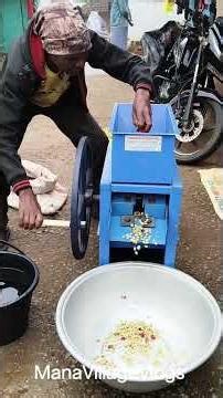 coffee pulping machine #ManaVillageVlogs