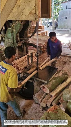 Wood Processing: How a Vertical Band Saw Turns Timber into Uniform Wooden Slats