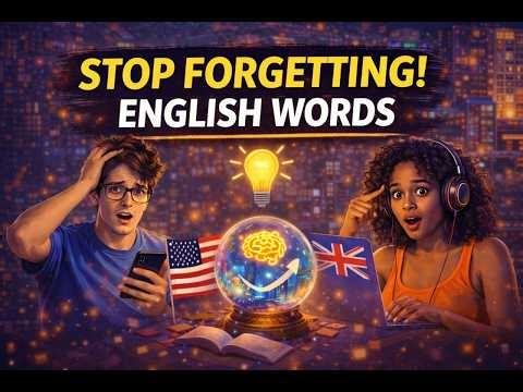 “Stop Forgetting English Words! Easy A1 Memory Trick”