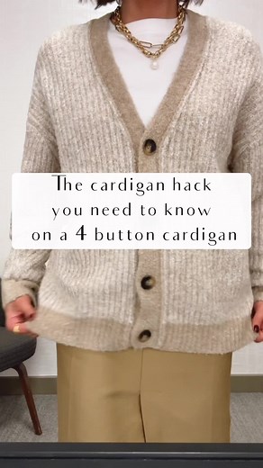 4 Button Cardigan Hack: Styling Tricks & Fall Fashion Inspiration
