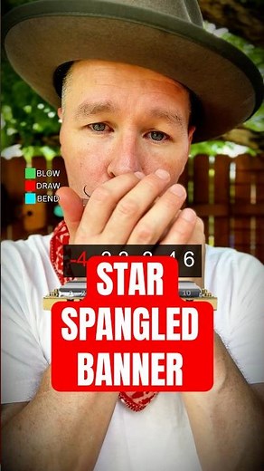 Star Spangled Banner Harmonica Tutorial #harmonica #tutorial