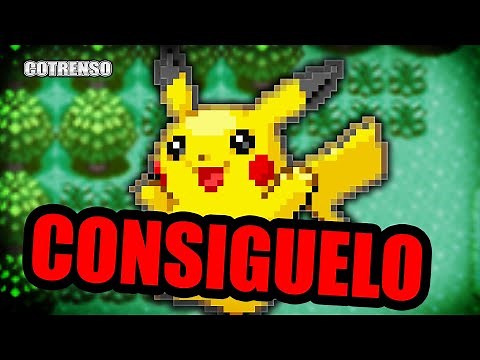 🔥 How to CAPTURE PIKACHU in Nintendo Pokemon EMERALD, RUBY and SAPHIRE (Easy)