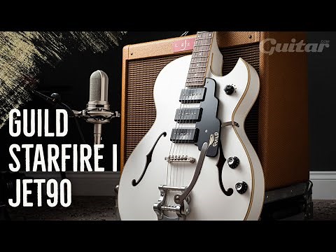 Guild Newark St. Collection Starfire I Jet90 Satin White demo | Guitar.com