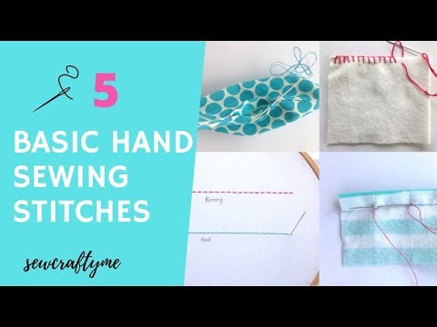 Basic Hand Sewing Stitches for Beginners