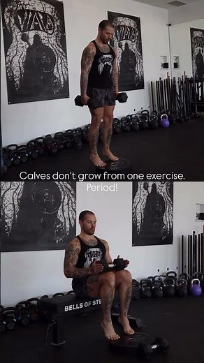 Your calf is actually two muscles — and they require two different exercises.