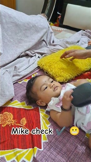 Hello hello Mike chk #cutebaby #baby #viral #baby #youtubeshorts #reels #funny #tiktoke #trending