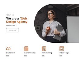 Web development agency - CSS Template by Nicepage