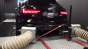 Audi RS6 dyno test run and brutal sounds