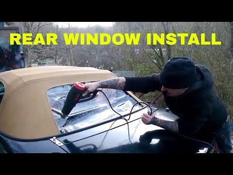 Miata MX-5 | Wal-Mart Rear Window Repair | How To