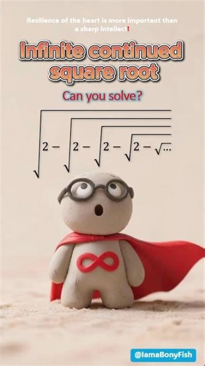 Infinite continued square root|Can you solve? #maths #root #square #infinite