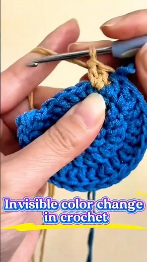 Color change in crochet