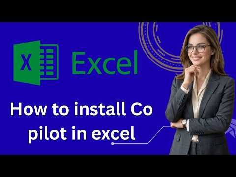 How to install Co pilot in excel (Latest Update)