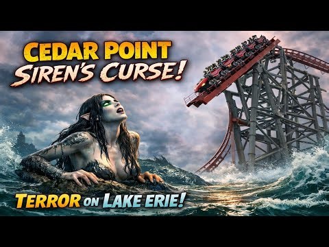 Cedar Point’s Siren’s Curse Is PURE TERROR 😱 | 90° Drop Over Lake Erie