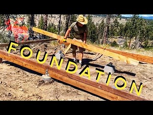 Making Beams, & A TRUE Charging Bear…Story. Solo Off Grid Cabin Build.