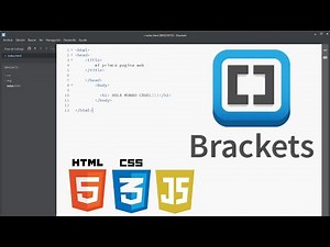 Brackets text editor / Instalación y configuración para empezar a utilizarlo