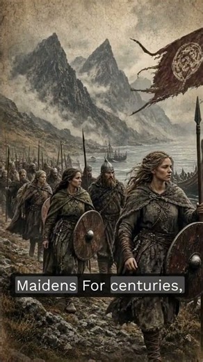 The Real Story Behind Viking Shieldmaidens #vikings #shorts #vikinghistory #viral #ytshorts #history