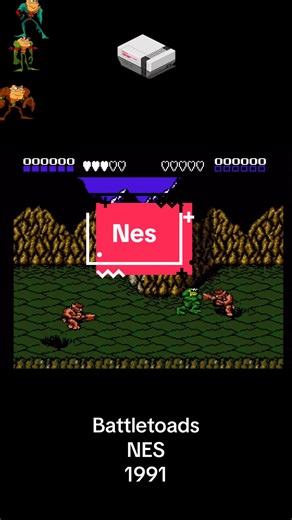 Battletoads, released in 1991 for the NES. #gaming #retro #nintendo #fyp #90s
