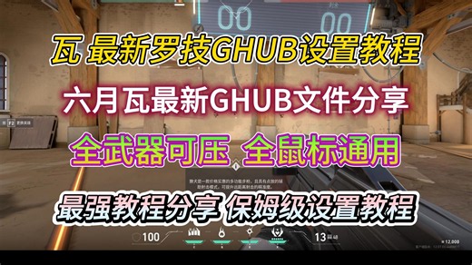 【瓦】六月更新后【瓦】最新罗技鼠标宏设置教程分享！最新宏设置教程分享！保姆级教程！所有鼠标均可通用 支持所有灵敏度DPI ！