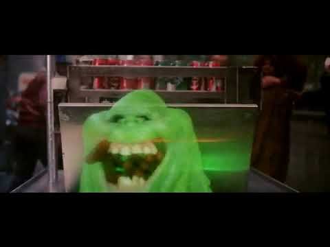 ghostbusters Slimer eats hot dogs