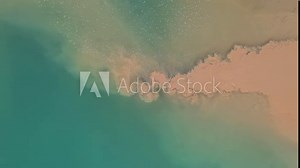 Industrial waste dropped in water and polluting the lake. Industry waste from aggregates pit waste and hazardous materials. Environmental issue around sustainability. Environment problem concept.