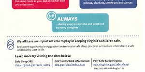 Safe sleep practices can help keep infants safe