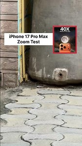 📱 iPhone 17 Pro Max Zooming Test ‼️ | 8X Optical & 40X Max Zoom Camera Review 🔥