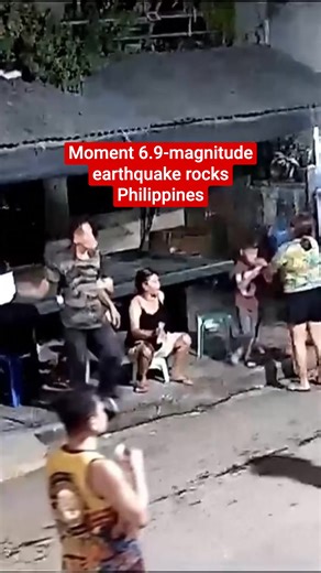A powerful 6.9-magnitude earthquake struck the central Philippines on Tuesday night, shaking homes, sending residents fleeing into the streets, and causing widespread power outages. CCTV f | The Independent News