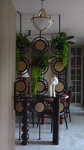 This Mumbai residence unfolds as a serene exploration of modern minimalism, where soft earthy tones, warm wooden veneers, and delicate infusions of colour merge to create a home that feels personal yet profoundly refined. Designed by @INFORMe_Designs_ . Follow @homepublication for more . Photography : @siddheshsavantphotography | Home Publication