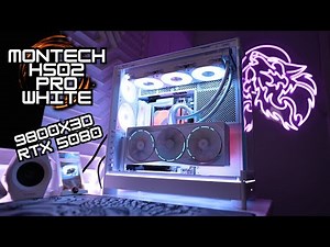 Montech HS02 Pro White Step-by-Step Guide on How To Build a Gaming PC 9800X3D + RTX 5080