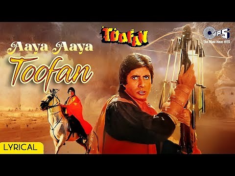 Aaya Aaya Toofan - Lyrical | Toofan | Amitabh Bachchan | Kishore Kumar | 80s Hits Hindi Songs