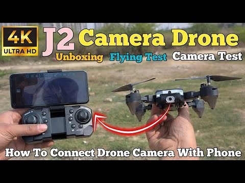 J2 Camera Drone Unboxing, Flying, Camera Test, Range Test, & Review