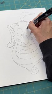 139K views · 1.3K reactions | How to draw Genie from Aladdin #art #artist #drawing #fbreels #reelsvideos #reelsinstagram #asmrsounds #satisfying #satisfyingvideos | Dude Drawz | Facebook