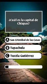 Test de Capitales de los Estados de México #trivias #quiz #preguntas #tests #examen