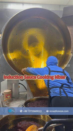 6.9K views · 56 reactions | Electric Induction Multiple Scrapers Sauce Cooking Mixer,Automatic Sauce Making Machine,Central Kitchen Equipment Suitable for heating and stirring of various materials Contact us: WeChat/WhatsApp:+86 131 5360 9533 E-mail:rena@loneze.com #cookingmixer #cookingmachine #cookingpot #cookingequipment #kitchenequipments #foodprocessing #Automaticcooking #foodmixer #foodmachine #foodmachinery #cookingpan #candymaking #sauce | Longze LongzeMachine | Facebook