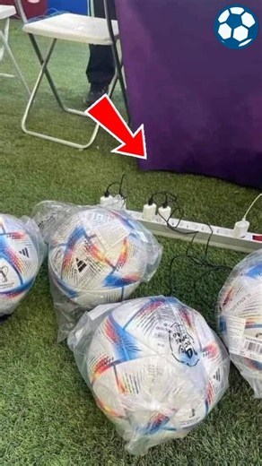 Does the World Cup ball really need charging? 😳⚽🔋 #VAR #Technology #Shorts