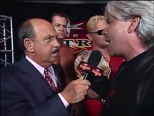 The new WCW champion Jeff Jarrett with the New Blood preparing for action later tonight that he wasn't expecting. Is there tension already in the New Blood? Jeff & Conrad discuss all this plus more on the latest #MyWorld available now at MyWorldPod.com slapnuts! | My World with Jeff Jarrett