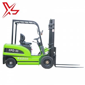[Hot Item] 2ton New Counterbalance Mini Mini Four-Wheel Reach Electric Forklift with Side Shift Attachment