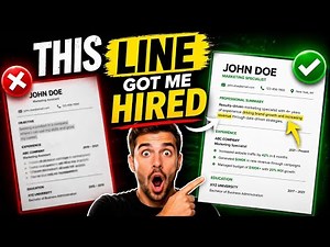 Best Resume Tips 2026: Fix Your Resume FAST with AI PDF | AI Resume Builder