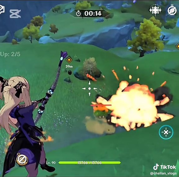 Common Chest | Blow up 5 Exploding Barrels within 30 seconds | Minlin Location [Genshin Impact] #genshinimpact #genshingameplay #genshin