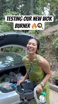 160k BTU wok burner, first test! 🔥🍳🔥