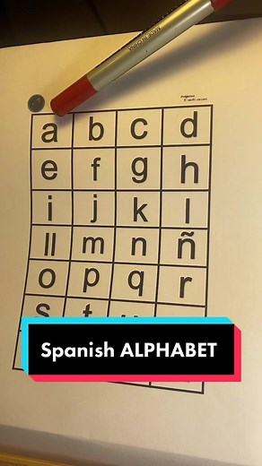 Learn how to spell in Spanish! #alphabet #learnontiktok #spanishlesson #spanishgcse #aprenderespañol #expatsinspain