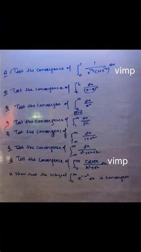 Improper integral |BSc 1st sem |MJPRU|CJMU #mathsexam ‪@Mathsbyjk‬
